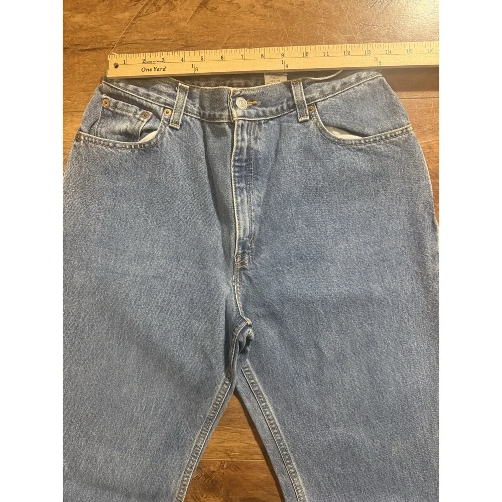 Vintage Levi Strauss 550 Jeans‎ Women's Sz 12 Relaxed Fit Tapered Leg Blue Denim
